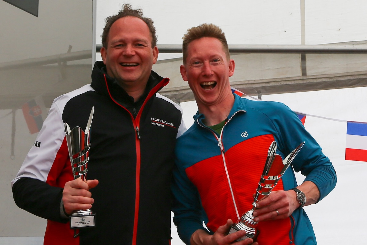 VANHAUEN RACING at Anglesey 2023 - Kenn van Hauen with the runner-up trophy for the Invitation Class. © Sean Mulcahy Photographic 2023