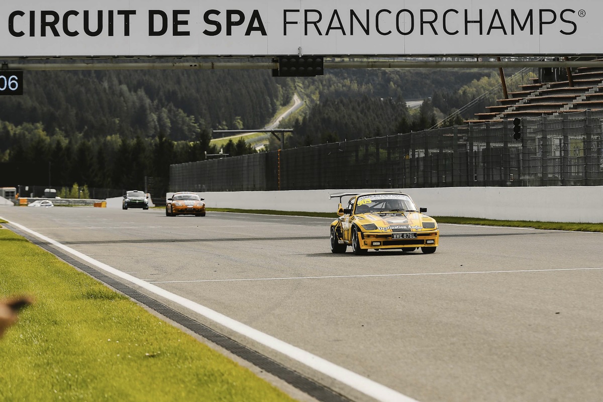 Lap after lap, confidence grew — still cautious in the corners, but on the straights the 50-year-old classic comes alive with a roar.