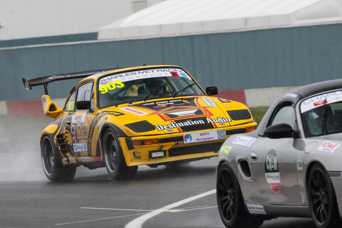 VANHAUEN RACING at Donington Park 2024 - Spray and standing water on the National circuit. © Sean Mulcahy Photographic 2024