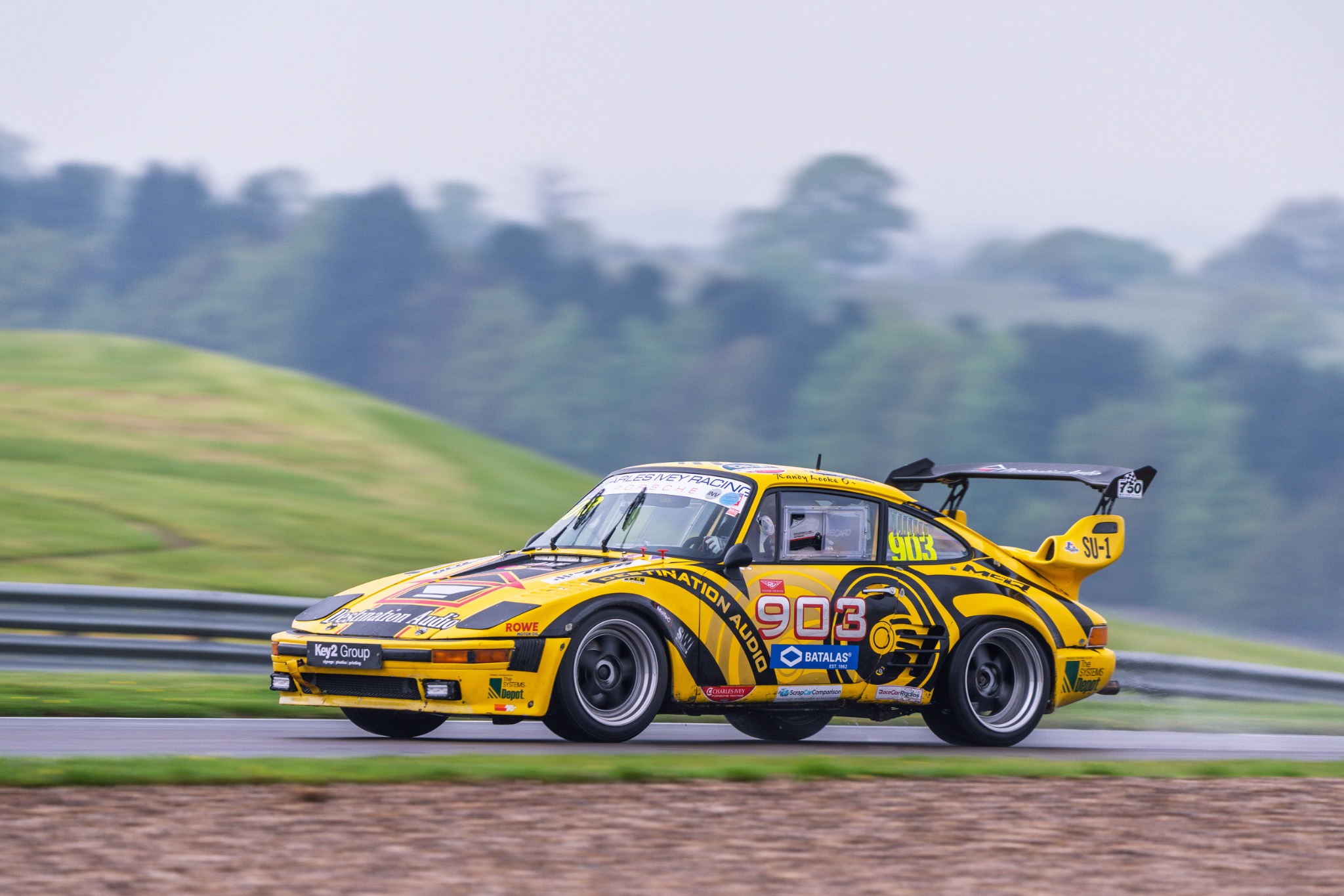 VANHAUEN RACING at Donington Park 2025 - Wet qualifying session showcasing the 903's improved confidence and control.
