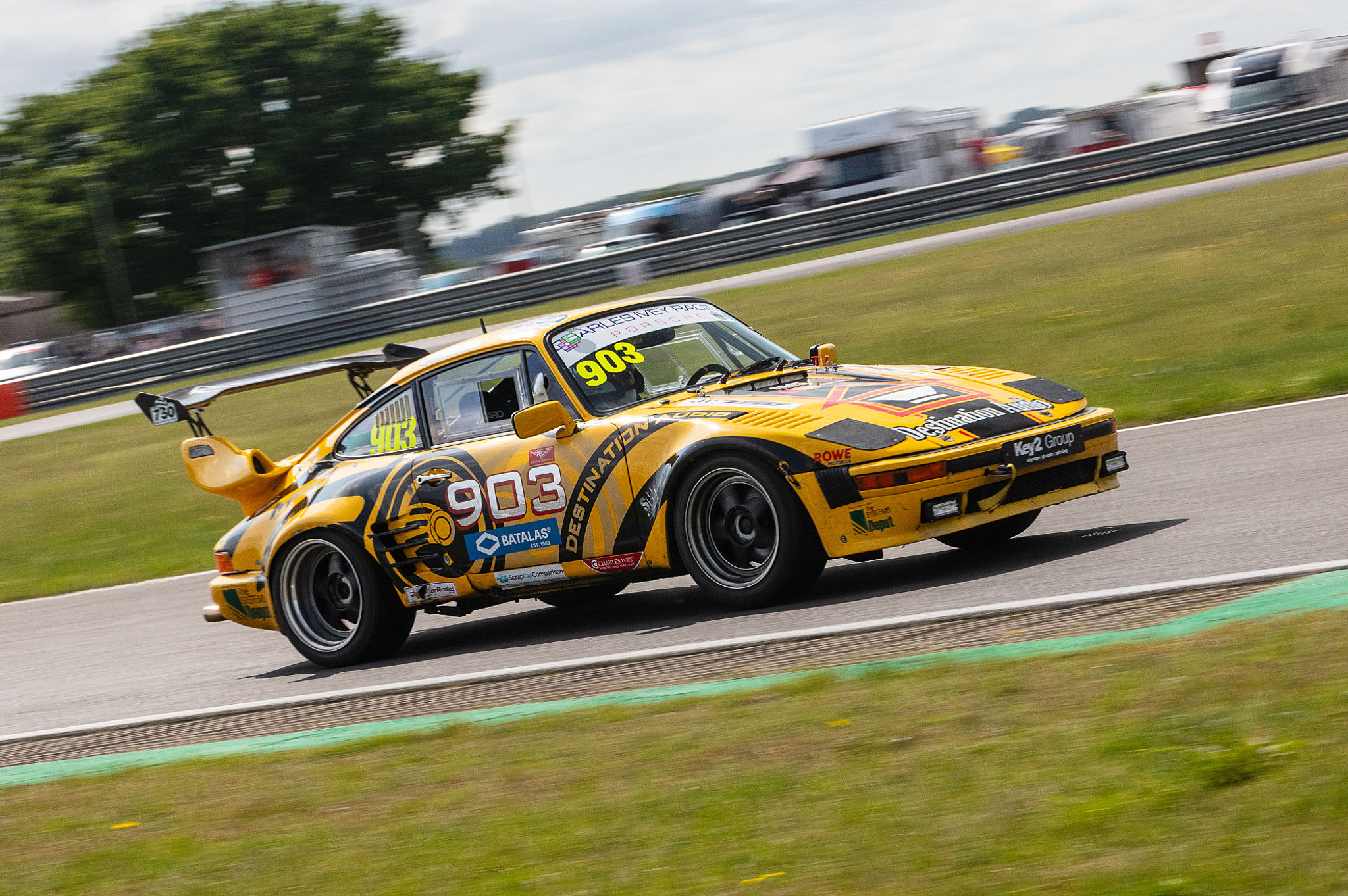 VANHAUEN RACING at Snetterton 300 2025 - The 903 hitting 219.4 km/h down Bentley Straight, showcasing the effectiveness of recent upgrades.