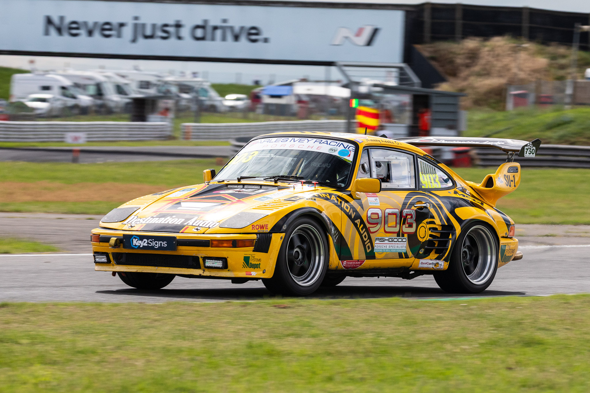 VANHAUEN RACING at Snetterton 300 2026 - On the limit of what the car would allow, the weekend's fastest lap of 2mins20.921secs coming in Race 2. © Sean Mulcahy 2026